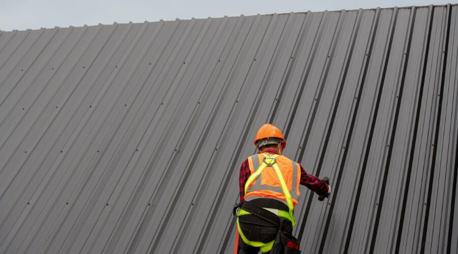 Professional metal roof installation services in Riverdale, ND